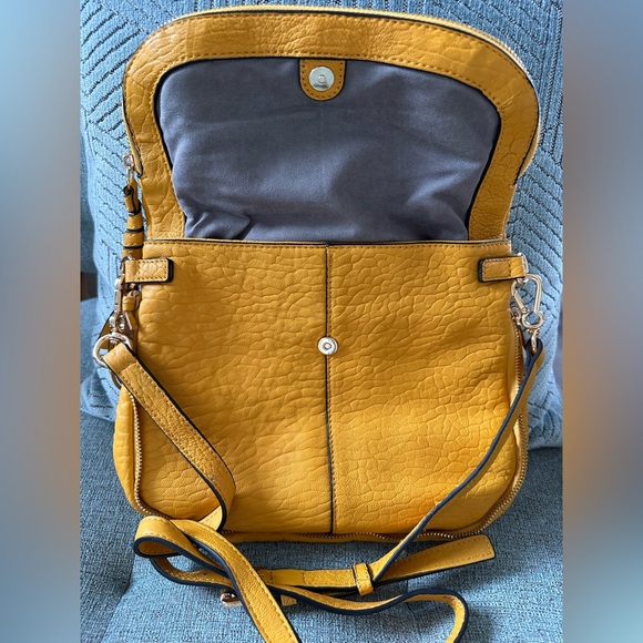 Vince Camuto Lamb Leather Crossbody Bag - Cory - Sunglow - Picture 4 of 16